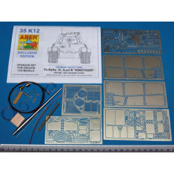 Pz.Kpfw. VI, Ausf.B (Sd.Kfz. 182) King Tiger (Henschel Turret) 1/35 Aber 35-K12
