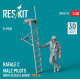 Reskit Rsf48-0075 1/48 Rafale C Male Pilot With Access Ladder Type1 1pcs 3d Printed