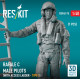 Reskit Rsf48-0075 1/48 Rafale C Male Pilot With Access Ladder Type1 1pcs 3d Printed