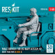 Reskit Rsf48-0086 1/48 Male Driver For Us Navy A/S32a 49 Deck Tractor Scene 3 1 Pcs 3d Printed