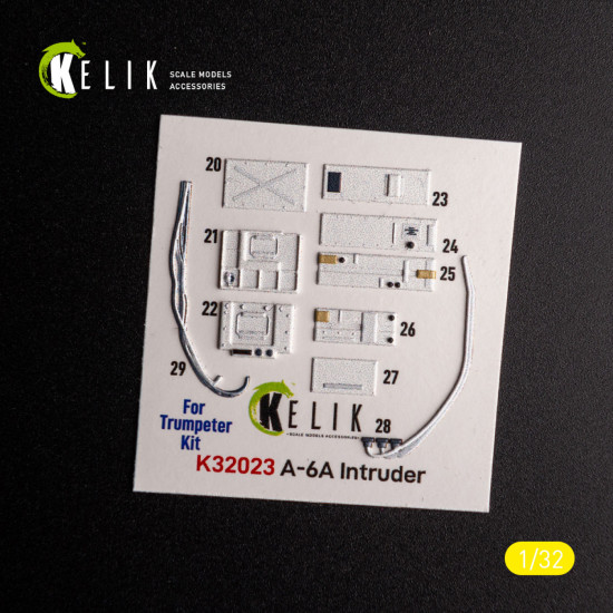 Kelik K32023 1/32 3d Decal For A-6a Intruder Interior For Trumpeter Kit