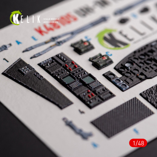 Kelik K48105 1/48 3d Decal For Uh-1n Twin Huey Interior For Zimi Model/Kittyhawk