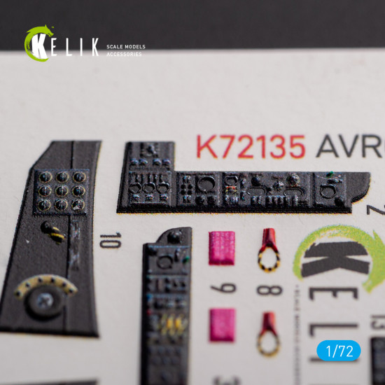 Kelik K72135 1/72 3d Decal For Avro Vulcan B.2 Front Cockpit Interior For Airfix