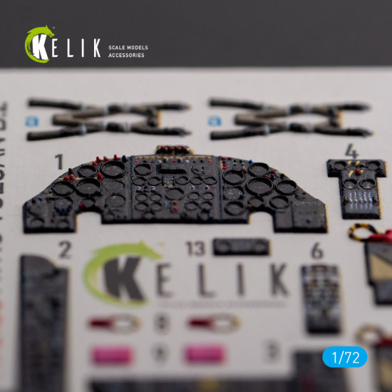 Kelik K72135 1/72 3d Decal For Avro Vulcan B.2 Front Cockpit Interior For Airfix