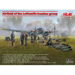 Icm Ds4805 1/48 Airfield Of The Luftwaffe Bomber Group