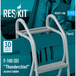 Reskit Rsu72-0288 1/72 F-105d Thunderchief Access Ladder 1 Pcs 3d Printed