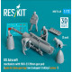 Reskit Rsf72-0049 1/72 Us Aircraft Mechanics With Suu-23 20mm Gun Pod Open Close Gun Bay On Transport Trolley Scene 1 3 Pcs 3d Printed