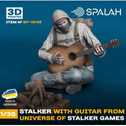 Spalah 16135 1/35 Stalker With A Guitar Near The Campfire From The Game Universe Stalker