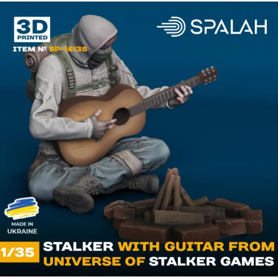 Spalah 16135 1/35 Stalker With A Guitar Near The Campfire From The Game Universe Stalker