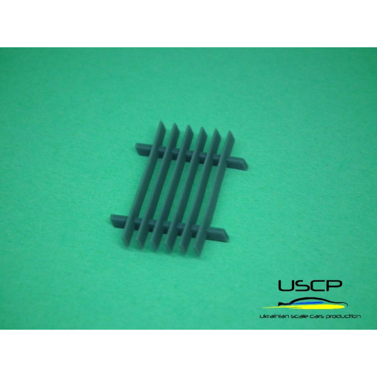 Uscp 24a088 1/24 Fiat 500f Rear Window Louvers