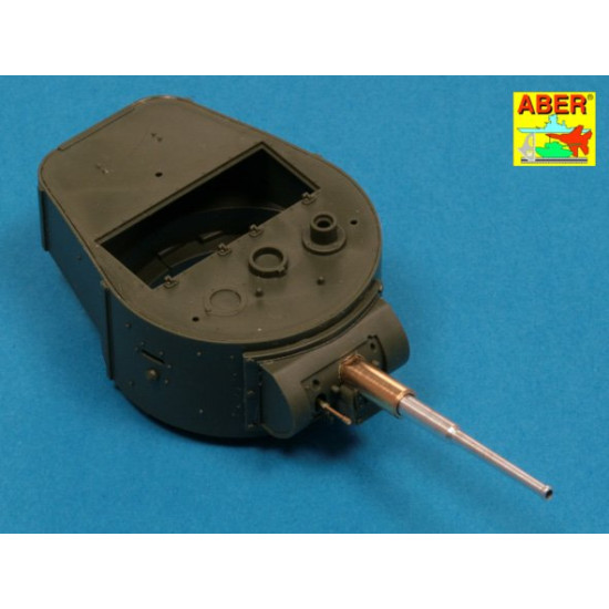 Soviet 45 mm 20 K tank barrel for BT-7 1/35 Aber 35-L112