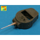 Soviet 45 mm 20 K tank barrel for BT-7 1/35 Aber 35-L112