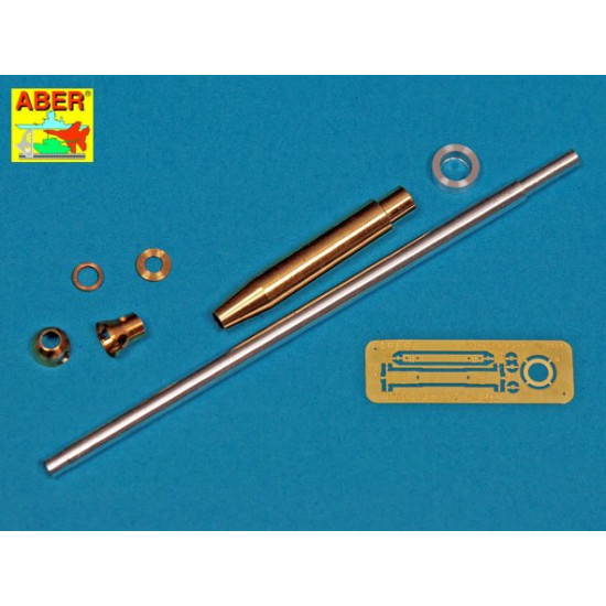 Barrel for British 17pdr Anti-Tank Gun Mk.I with ball-shaped muzzle brake 1/35 Aber 35-L113