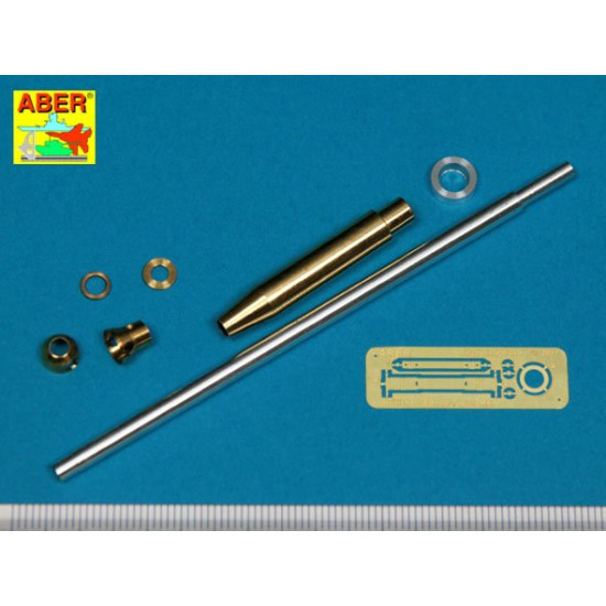 Barrel for British 17pdr Anti-Tank Gun Mk.I with ball-shaped muzzle brake 1/35 Aber 35-L113