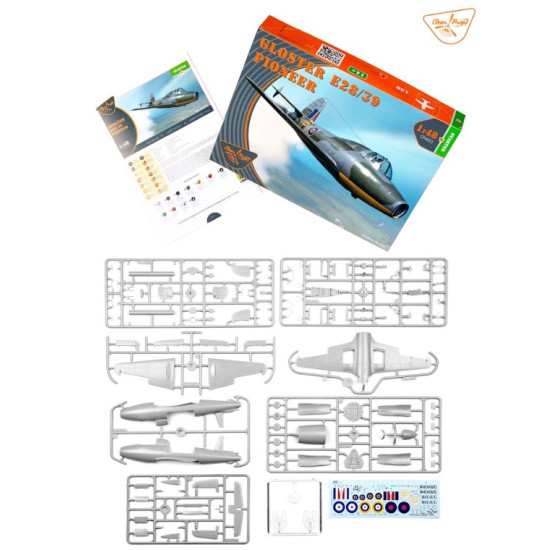 Clear Prop 4823 1/48 Gloster E28/39 Pioneer Plastic Model Kit