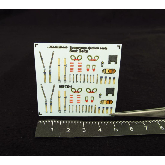 Metallic Details Mdp72014 1/72 Blackburn Buccaneer. Seat Belts