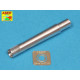 114mm H/18 Howitzer barrel for Finnish Army BT-42 Assault Gun, for Tamiya 1/35 Aber 35-L119