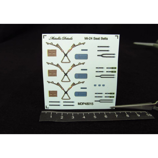 Metallic Details Mdp48015 1/48 Mi-24. Seat Belts