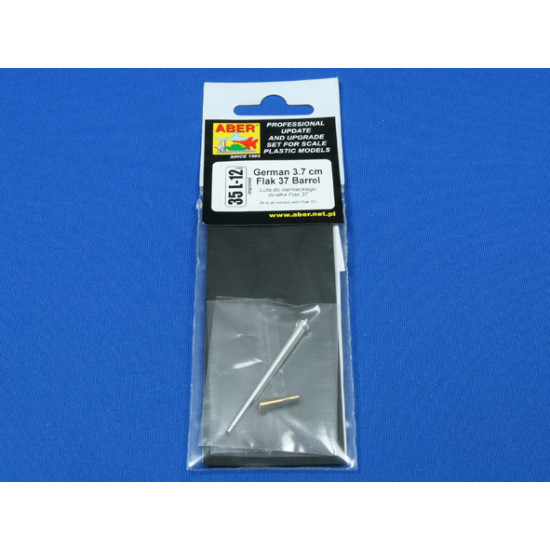German 3,7 cm Flak 37 Barrel 1/35 Aber 35-L12