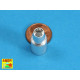 German 15cm StuH 43 barrel for Stu.Pz.IV BRUMBAR, middle/late version, for Tamiya 1/35 Aber 35-L123
