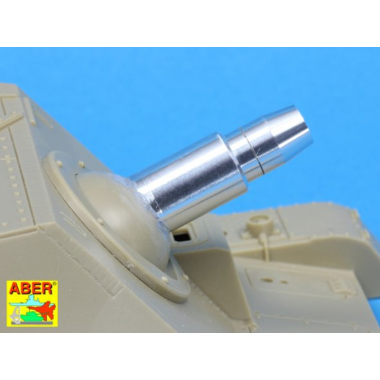 German 15cm StuH 43 barrel for Stu.Pz.IV BRUMBAR, middle/late version, for Tamiya 1/35 Aber 35-L123