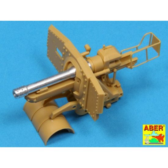 Barrel for Hungarian 40/43M 'Zrinyi' 105mm assault gun, for Bronco 1/35 Aber 35-L139