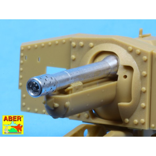 Barrel for Hungarian 40/43M 'Zrinyi' 105mm assault gun, for Bronco 1/35 Aber 35-L139