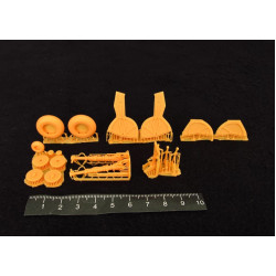 Metallic Details Mdr3248 1/32 Yak-9. Landing Gears Icm Accessories Kit