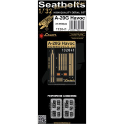 Hgw 132641 1/32 3d Decal Seatbelts For A-20g Havoc Accessories Kit