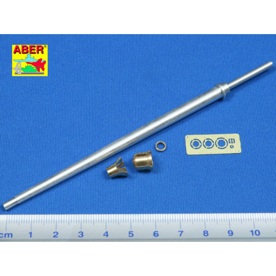 German 88mm Pak 43/1 L/71 Barrel for Ferdinand & Elefant 1/35 Aber 35-L14