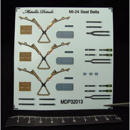 Metallic Details Mdp32013 1/32 Mi-24. Seat Belts