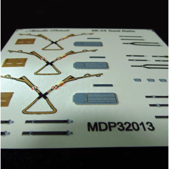 Metallic Details Mdp32013 1/32 Mi-24. Seat Belts