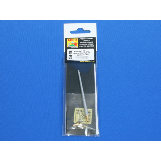 German 75 mm Barrel for PaK 40- Early model 1/35 Aber 35-L19