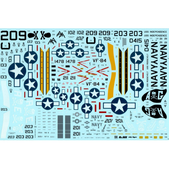 Cta Models 005 1/72 Decal Jolly Rogers Timeline Part One Fighter Aircraft