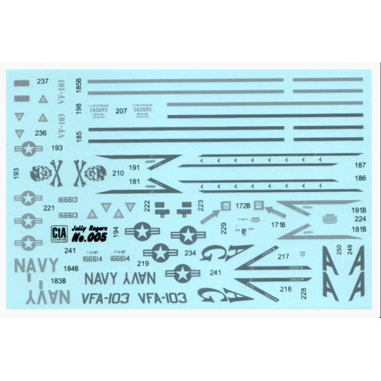 Cta Models 005 1/72 Decal Jolly Rogers Timeline Part One Fighter Aircraft