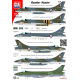 Cta Models 054 1/72 Decal Hawker Hunter Raf, Faa, Swiss, Sweden, 6 Markings