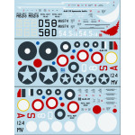 Cta Models 055 1/72 Decal Supermarine Seafire Faa, Aeronavale, 6 Markings