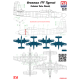 Cta Models 056 1/72 Decal Supermarine Seafire Faa, Aeronavale, 6 Markings