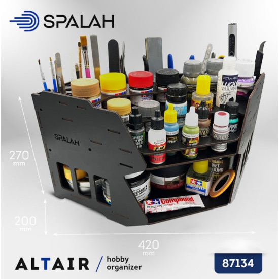 Spalah 87134 Paint And Glue Stand. Tool Holder Hobby Organizer Altair