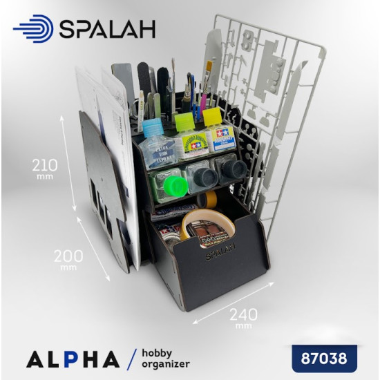 Spalah 87038 Paint And Glue Stand. Tool Holder Hobby Organizer Alpha