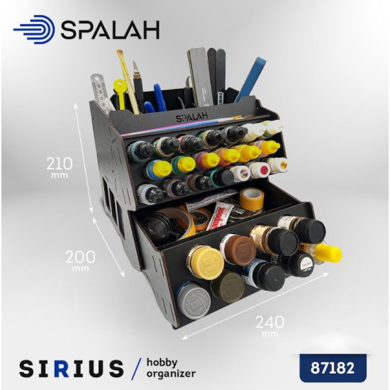 Spalah 87182 Paint And Glue Stand. Tool Holder Hobby Organizer Sirius