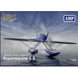 Amp 48-025 1/48 British Racing Seaplane Supermarine S-6 Plastic Model Kit