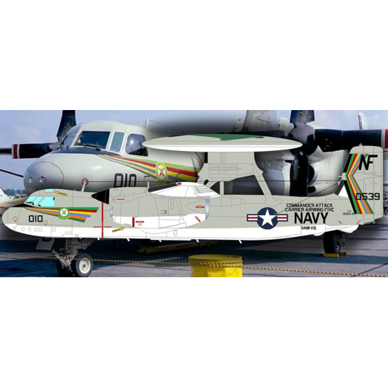 Cta Models 060 1/72 Decal Grumman E-2 Hawkeye All Version Except A Vaw-115, Vaw-113, Vaw-120, Vaw-126