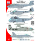 Cta Models 074 1/72 Decal Cvw-5 During Desert Storm Ea-6b 1 E-2c 1 Sh-3h 1 A-6e 2 F/A-18a 3