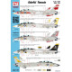 Cta Models 044 1/144 1/144 Decal Colorful Prowlers Grumman Ea-6b, 4 Markings Usn