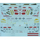 Cta Models 046 1/144 Decal Colorful Tomcats Early F-14a Vf-1, Vf-142, Vf-211, Vf-21, Vf-84