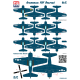 Cta Models 061 1/48 Decal For Grumman F8f Bearcat Usn 8 Markings