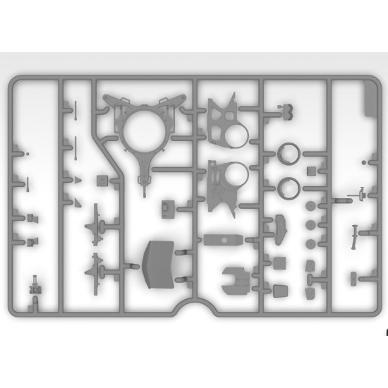 Icm 35455 1/35 Sd.kfz.3b With Flak 38 Truppenluftschutzwagen Plastic Model Kit