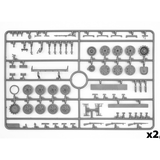 Icm Ds3525 1/35 Wehrmacht Armored Vehicles Plastic Model Kit