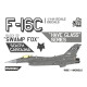 Rise144 Models Rmd002 1/144 F-16c Decals Swamp Fox, South Carolina Have Glass Scheme